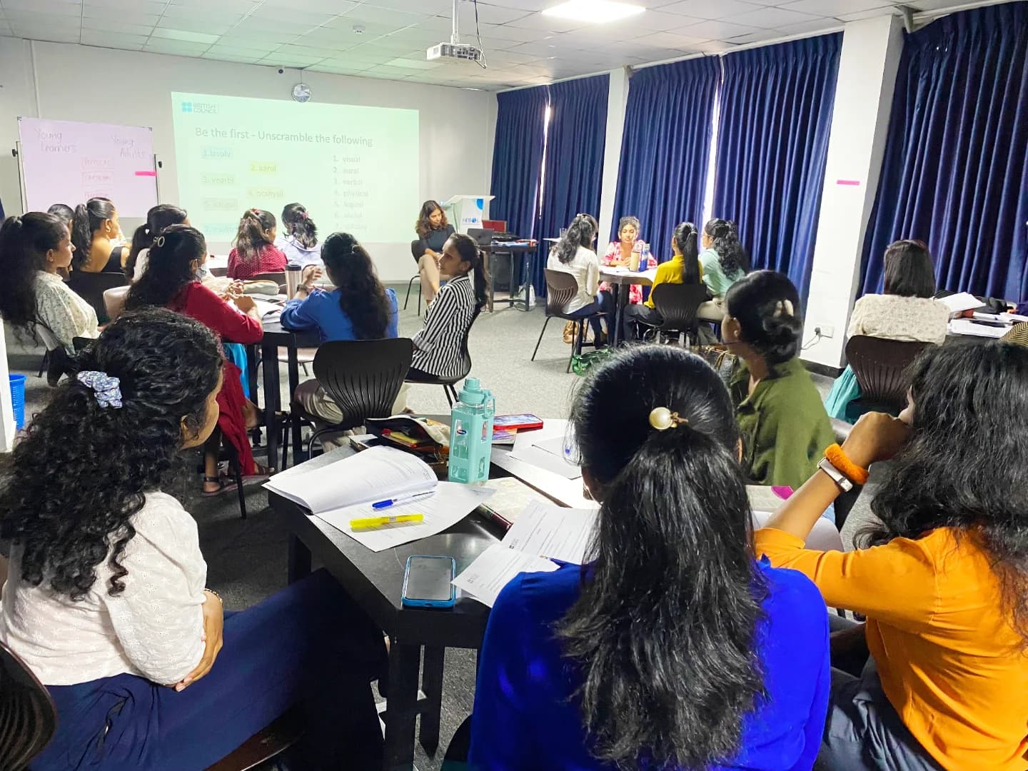 ESOL College International teachers taking part in a professional development training workshop